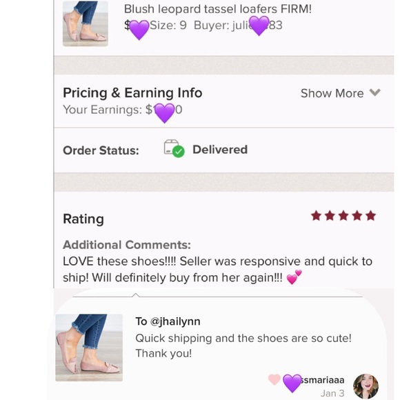 HP✨ Blush tassel loafers - Picture 5 of 7